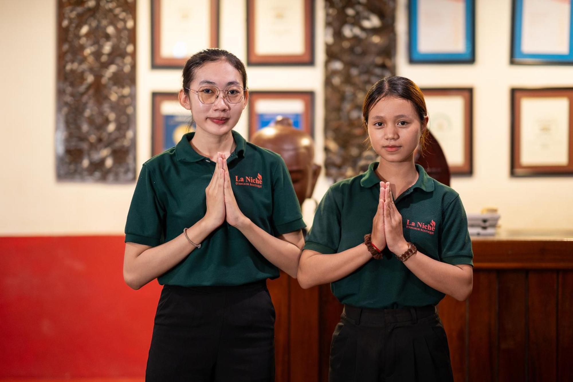 La Niche D'Angkor Boutique Hotel Siem Reap Eksteriør bilde