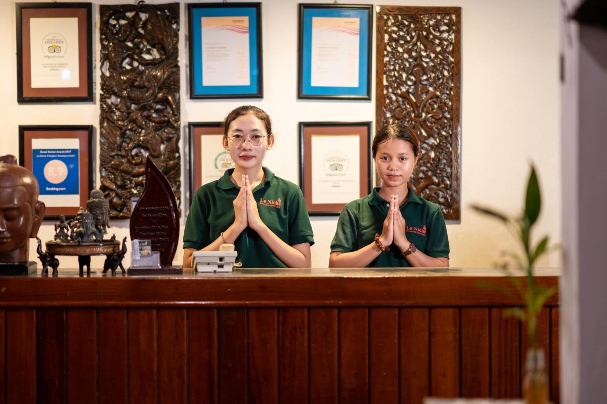 La Niche D'Angkor Boutique Hotel Siem Reap Eksteriør bilde